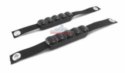 Steinjager J0040917 Black Rear Soundbar Mount Grab Handles for Jeep Wrangler JK