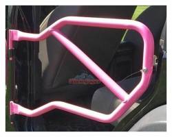 Steinjager - Steinjager Front/Rear Tubular Trail Doors-Pinky for Wrangler JK 4DR J0040938 - Image 3