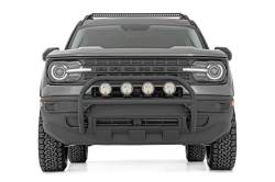 Rough Country Suspension Systems - Rough Country Black Front Bumper Nudge Bar w/LED 21-25 Ford Bronco Sport 51044 - Image 3