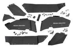 Rough Country Suspension Systems - Rough Country 10498A Black Rear Inner Fender Liners for 18-26 Jeep Wrangler JL - Image 2