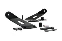 Rough Country Suspension Systems - Rough Country 70533 20" LED Light Bar Hood Mount Bracket Black for 07-18 Jeep JK - Image 5