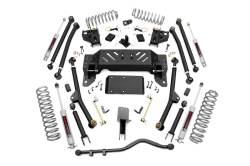 Rough Country Suspension Systems - Rough Country 90222 4" Suspension Lift Kit for 93-98 Jeep Grand Cherokee ZJ 4WD - Image 1