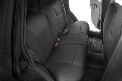 Rough Country Suspension Systems - Rough Country Front/Rear Seat Covers Black for 97-01 Cherokee XJ 91023 - Image 3