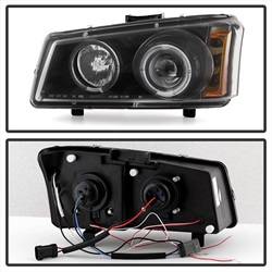 Spyder Auto - Spyder Auto 5009456 Black/Clear LED Halo Projector Headlights - Image 2