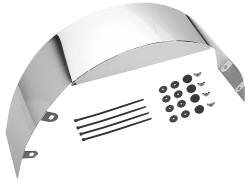 Trans-Dapt Performance - Trans-Dapt 9454 Radiator Fan Shroud 5.5" Wide x 20" Diameter Chrome - Image 1