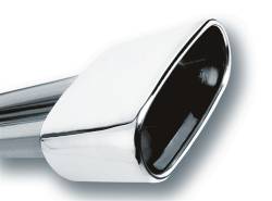 Borla - Borla Exhaust 20244 Universal 5.63" Long Tip 2.5" Inlet - 6.69" x 3" Outlet - Image 1