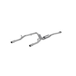 MBRP Exhaust - MBRP Exhaust S5016409 T409 2.5" Cat-Back Dual Exit 03-06 Silverado/Sierra 1500HD - Image 1
