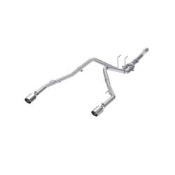 MBRP Exhaust - MBRP Exhaust S6171AL AL 3" Filter Back Tour Dual Rear Exhaust for 14-18 RAM 1500 - Image 1