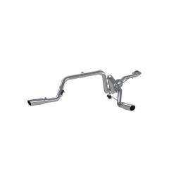 MBRP Exhaust - MBRP Exhaust S5018AL AL 2.5" Cat-Back Dual Exit 03-06 Silverado/Sierra 1500HD - Image 1