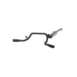 MBRP Exhaust - MBRP Exhaust S5340BLK Black 3" Cat-Back 2.5" Dual Split Exit for 16-23 Tacoma - Image 1