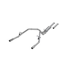 MBRP Exhaust - MBRP Exhaust S5112AL AL 3" Cat-Back 2.5" Dual Split Rear Exit for 04-05 RAM 1500 - Image 1