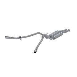 MBRP Exhaust - MBRP Exhaust S5008409 T409 2.5" Cat-Back Dual Side Exit 01-06 Silv/Sierra 1500HD - Image 1