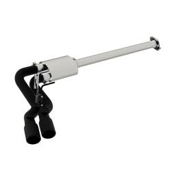 MBRP Exhaust - MBRP S5260BLK Blk 3" Cat-Back Dual Out letOne Side Race w/Muffler 15-20 F150 - Image 1