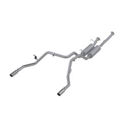 MBRP Exhaust - MBRP Exhaust S5312409 T409 2.5" Cat-Back Dual Split Rear Exit for 09-21 Tundra - Image 1