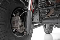 Rough Country Suspension Systems - Rough Country V2 Shock Shaft Protector Black Pair 243300 - Image 4