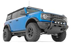 Rough Country Suspension Systems - Rough Country 51050 3" Black Front Bumper Nudge Bar w/LED for 21-26 Ford Bronco - Image 4