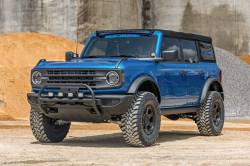 Rough Country Suspension Systems - Rough Country 51050 3" Black Front Bumper Nudge Bar w/LED for 21-26 Ford Bronco - Image 5