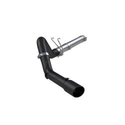 MBRP Exhaust - MBRP Exhaust S6242BLK Blk 4" Filter Back Tour Side Exhaust 08-10 F250/350/450 - Image 1