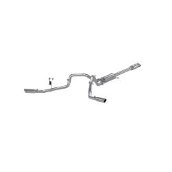 MBRP Exhaust - MBRP Exhaust S5257409 T409 3" Cat-Back 2.5" Dual Split Side Exit 15-20 Ford F150 - Image 1