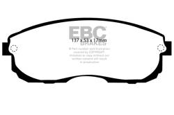 EBC Brakes - EBC Brakes DP4775R Yellowstuff Street & Track Brake Pads - Image 1