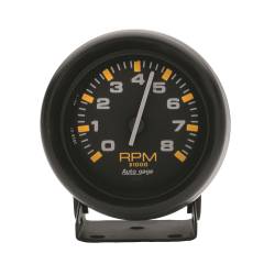 AutoMeter - AutoMeter 2305 Autogage Pedestal Tachometer Black Gauge 0-8000RPM 2-3/4" - Image 1