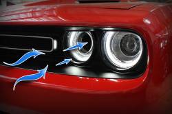 aFe Power - aFe 54-72203-S Dynamic Black Cold Air Intake Scoop for 15-23 Dodge V6/V8 - Image 2