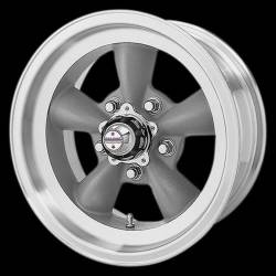 American Racing Vintage - American Racing VN105 TORQ THRUST D 14x6 5x4.5 -2mm Gray VN1054665 - Image 1