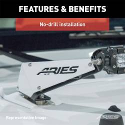 ARIES - ARIES 1501300 Hood Light Bar w/Brackets for 07-18 Jeep Wrangler JK - Image 4