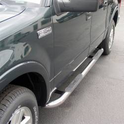 ARIES - ARIES 203015-2 Side Bars 3" Nerf Bar Polished Stainless Steel - Image 3