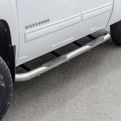 ARIES - ARIES 204013-2 Side Bars 3" Nerf Bar Stainless Steel - Image 4