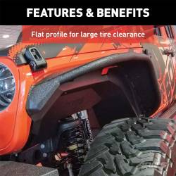 ARIES - ARIES 2082077 TrailChaser Front Bumper w/Fender Flares for 18-20 Wrangler JL - Image 4