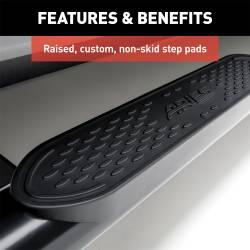 ARIES - ARIES S221008 The Standard 4" Oval Nerf Bar Black - Image 3