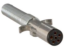 Buyers - Buyers 6-Way Die-Cast Metal Trailer Connector w/Spring Trailer Side TC2061 - Image 1