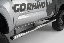 Go Rhino - Go Rhino 104441580PS 4" 1000 Side Steps w/Brackets for 07-19 Tundra Ext Cab - Image 3