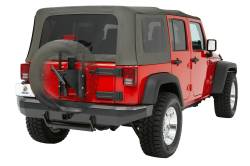 Bestop 61961-01 Highrock 4x4 Rear Spare Tire Carrier Black for 07-18 Wrangler JK