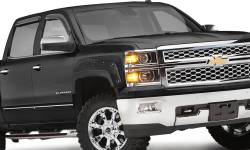 Bushwacker - Bushwacker Pocket Style F/R Fender Flares Black Silverado Pickups 40957-34 - Image 2