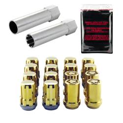 McGard - McGard 65457GD 4-Lug SplineDrive Wheel Install Kit Gold M12x1.5 - Image 2