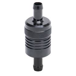 Russell - Russell 645150 3/8" Billet Aluminum Street Fuel Filter w/Black Finish - Image 1