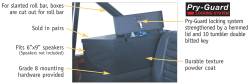 Tuffy Security Products - Tuffy Security 015-01 Security Lockbox Set/Speaker & Storage for 55-91 Jeep - Image 4