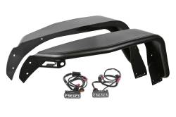 Fabtech - Fabtech FTS24212 Front Tube Fenders for 18-26 Jeep Gladiator/Wrangler JL - Image 1