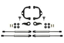 Fabtech - Fabtech K1157DL Uniball UCA Lift System w/Shocks for Chevy/GMC 6.6 4WD - Image 1