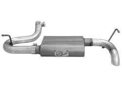 aFe Power - aFe 49-08046 2.5" Axle-Back Alum-Steel Exhaust for 07-18 Wrangler JK 3.6/3.8L - Image 2