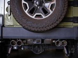 aFe Power - aFe 49-48086-P Rebel 2.5" Axle-Back Exhaust System for 07-18 Wrangler JK V6 - Image 7
