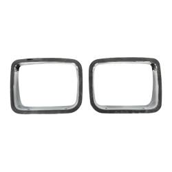 Rugged Ridge 12419.05 Headlight Bezel Chrome for Jeep Wrangler