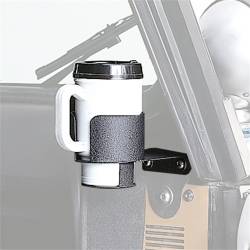 Rugged Ridge - Rugged Ridge 13306.01 Cup Holder Windshield Mount for 76-95 Jeep CJ/Wrangler - Image 4