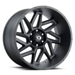 Vision Wheel 361 Spyder 20x9 8x6.5 12mm Satin Black 361-2981SB12