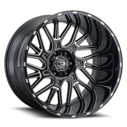 Vision Wheel 404 Brawl 24x12 8x6.5 -51mm Gloss Black/Milled 404-24281GBMS-51