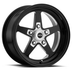Vision Wheel 571 Sport Star II 15x8 5x4.75 0mm Gloss Black/Milled 571-5861B0