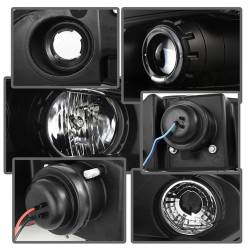 Spyder Auto - Spyder Auto 5011473 Black/Clear LED Halo Projector Headlights for 97-99 Eclipse - Image 5
