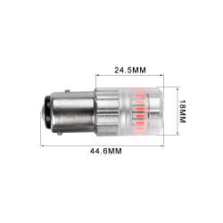 ARC Lighting - ARC Lighting Tiny Monster ECO Series 1157 LED Bulbs Red PAIR 3117R - Image 3